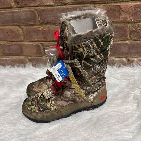 RealTree Max-1 Girl Camo Insulated Winter Boots Size 8 NEW - Picture 3 of 7